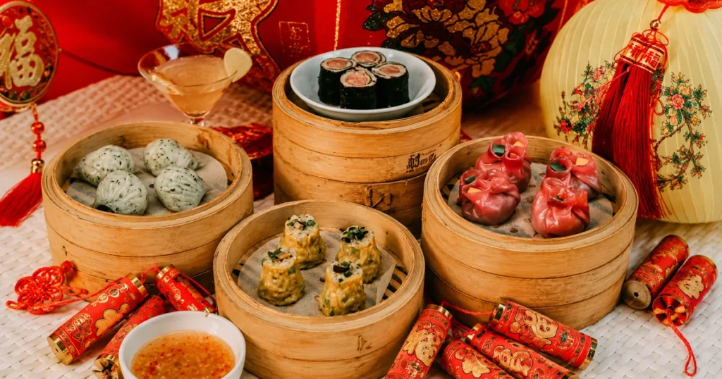 Freshly prepared authentic Cantonese seafood dishes at Chows in Dhaka.